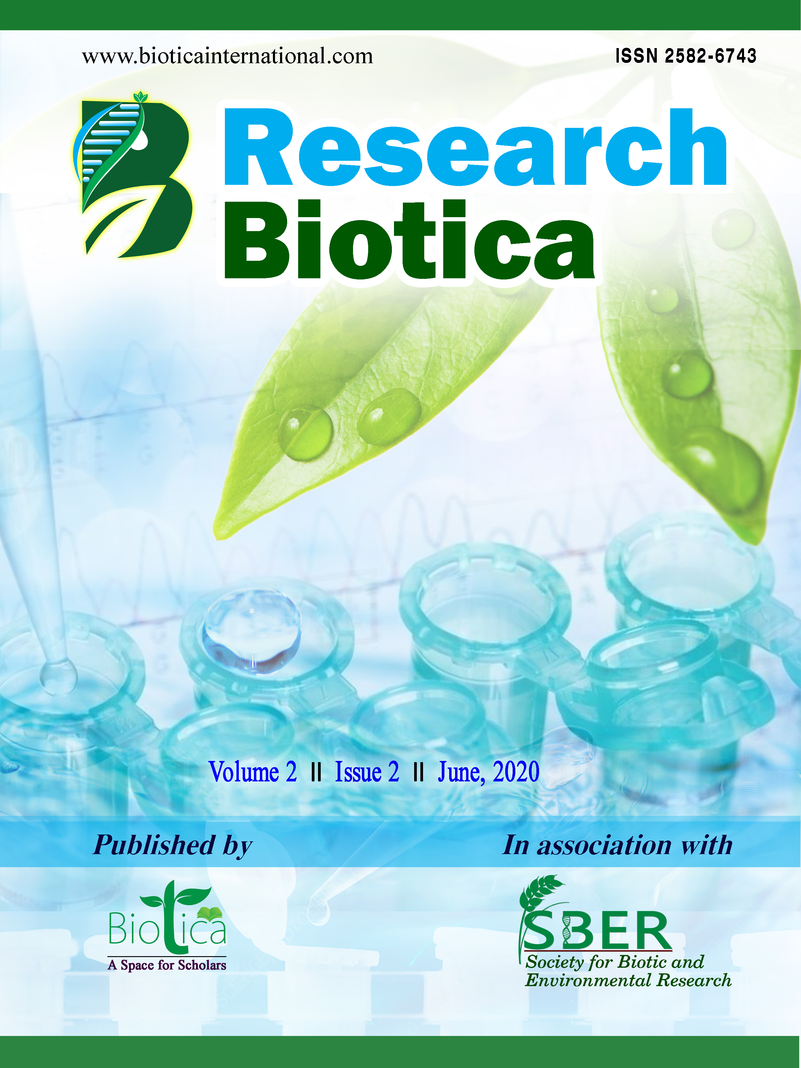 Research Biotica Volume 2 Issue 2 Cover Page