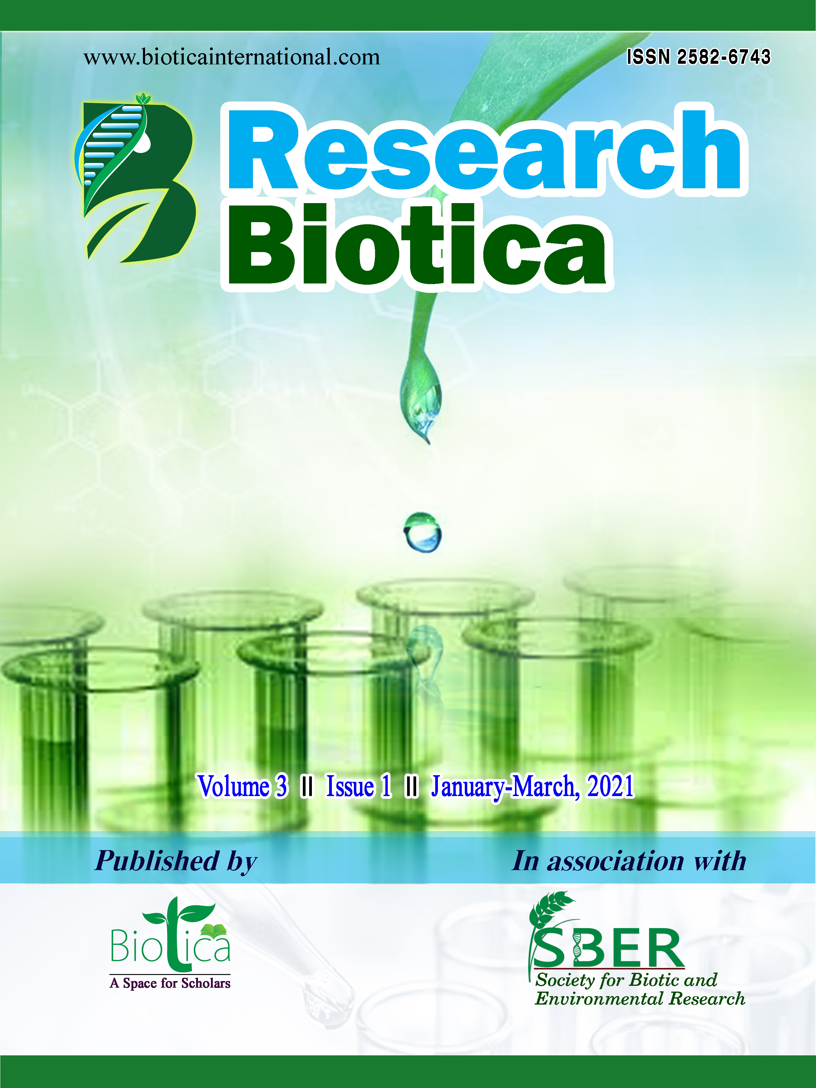 Research Biotica Vol 3 Issue 1 Cover Page