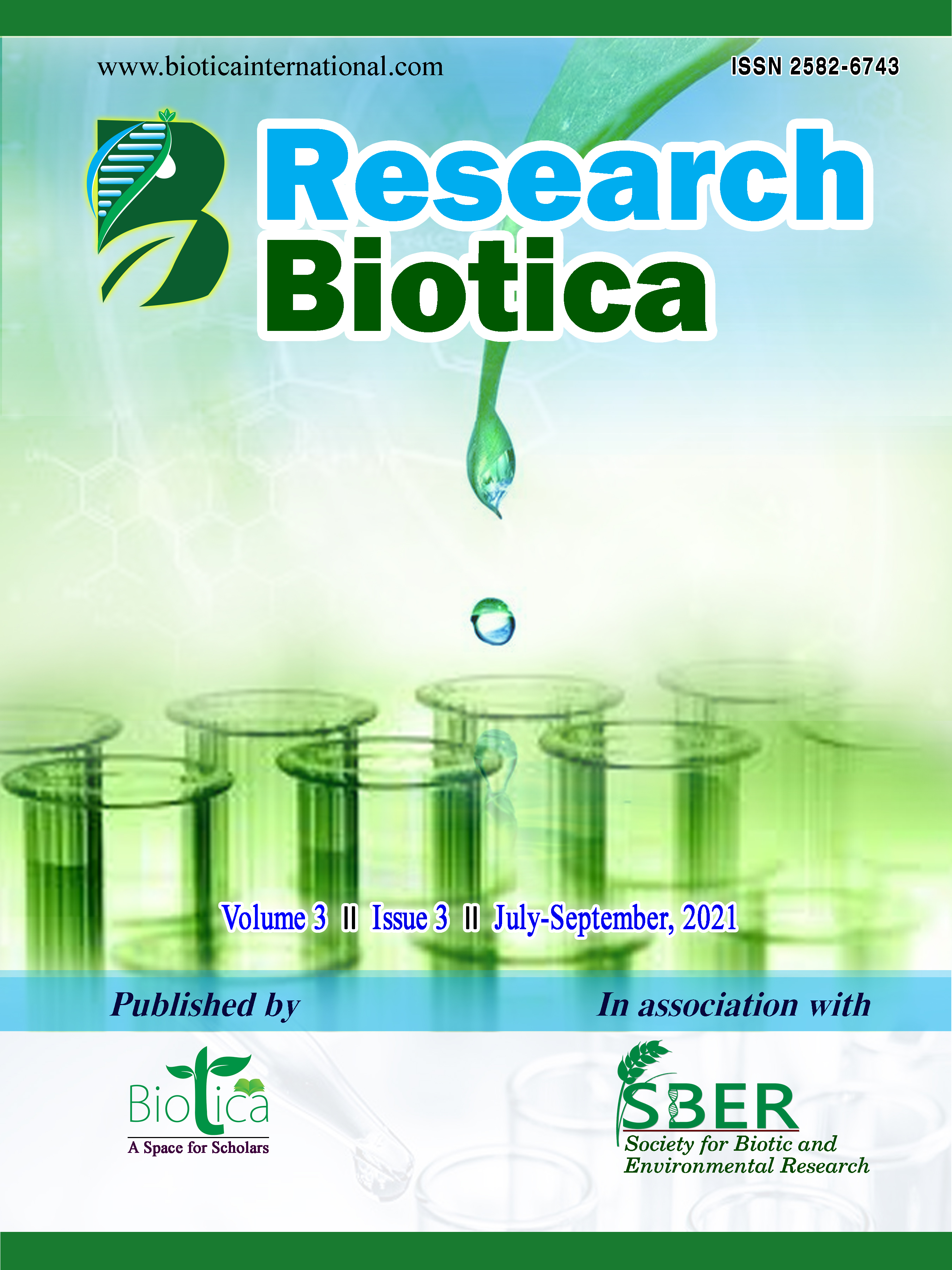 Research Biotica Vol 3 Issue 3 Cover Page