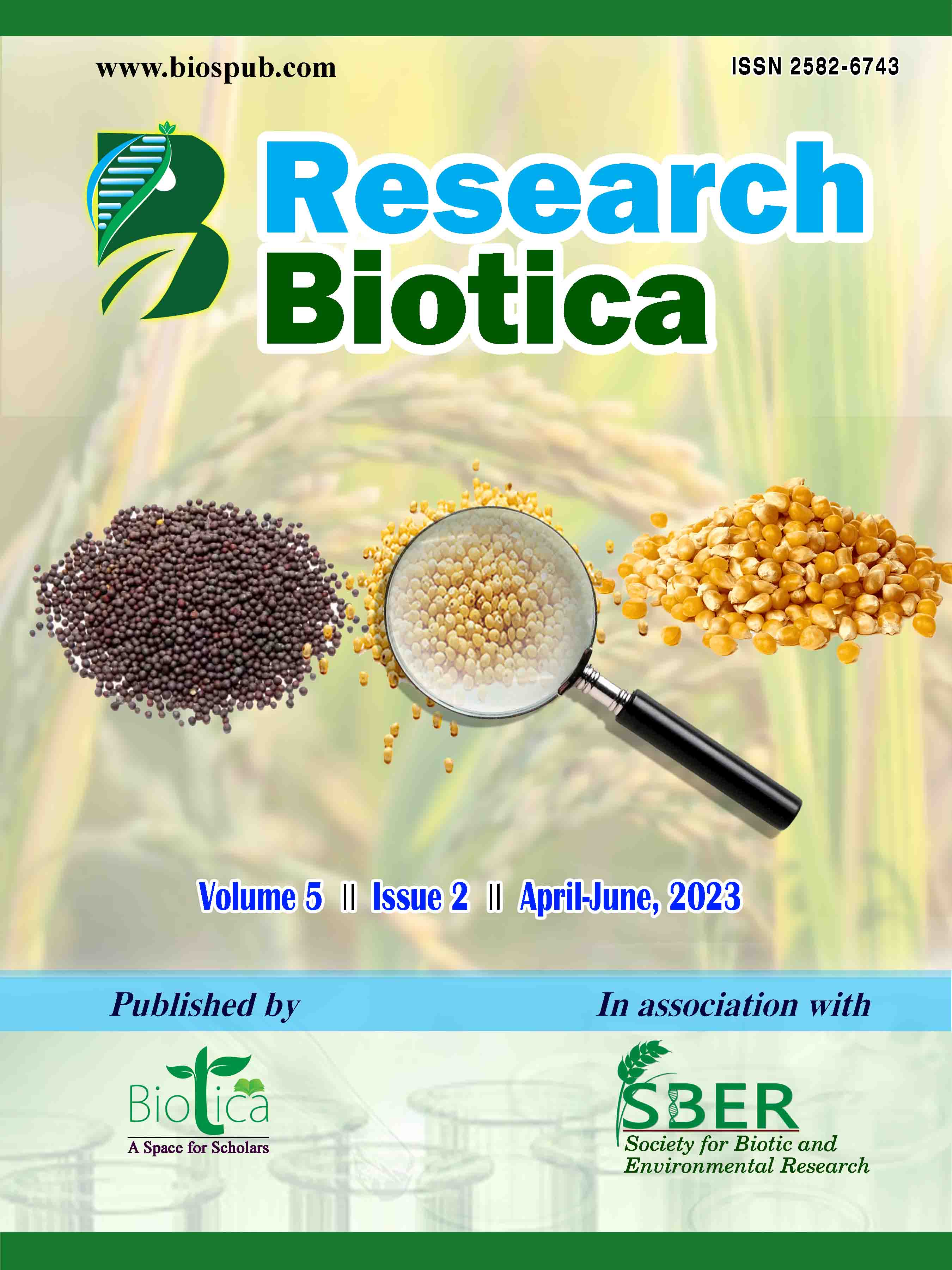 Research Biotica Vol 5 Issue 2 Cover Page