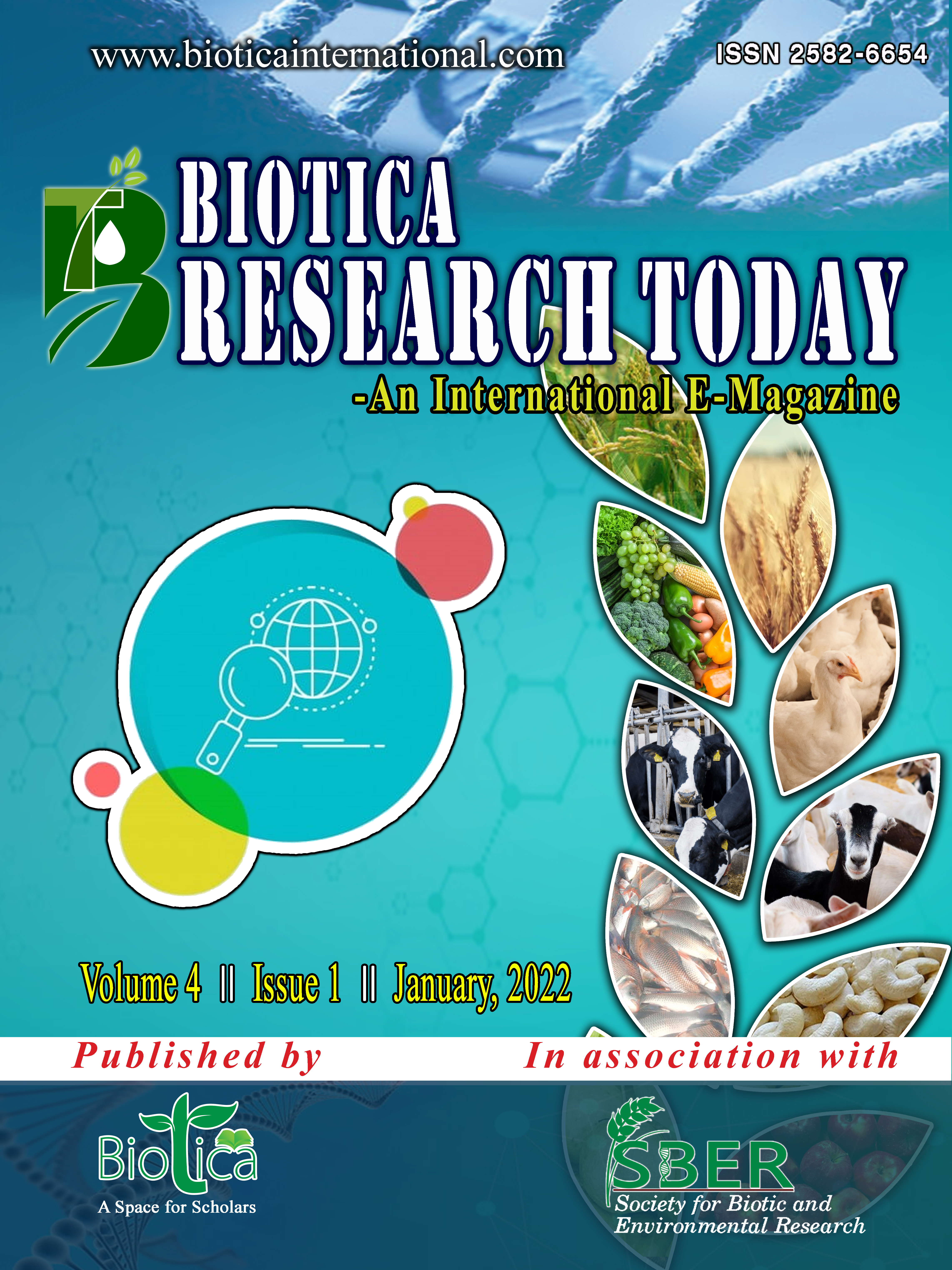Biotica Research Today Vol 4 Issue 1 Cover Page