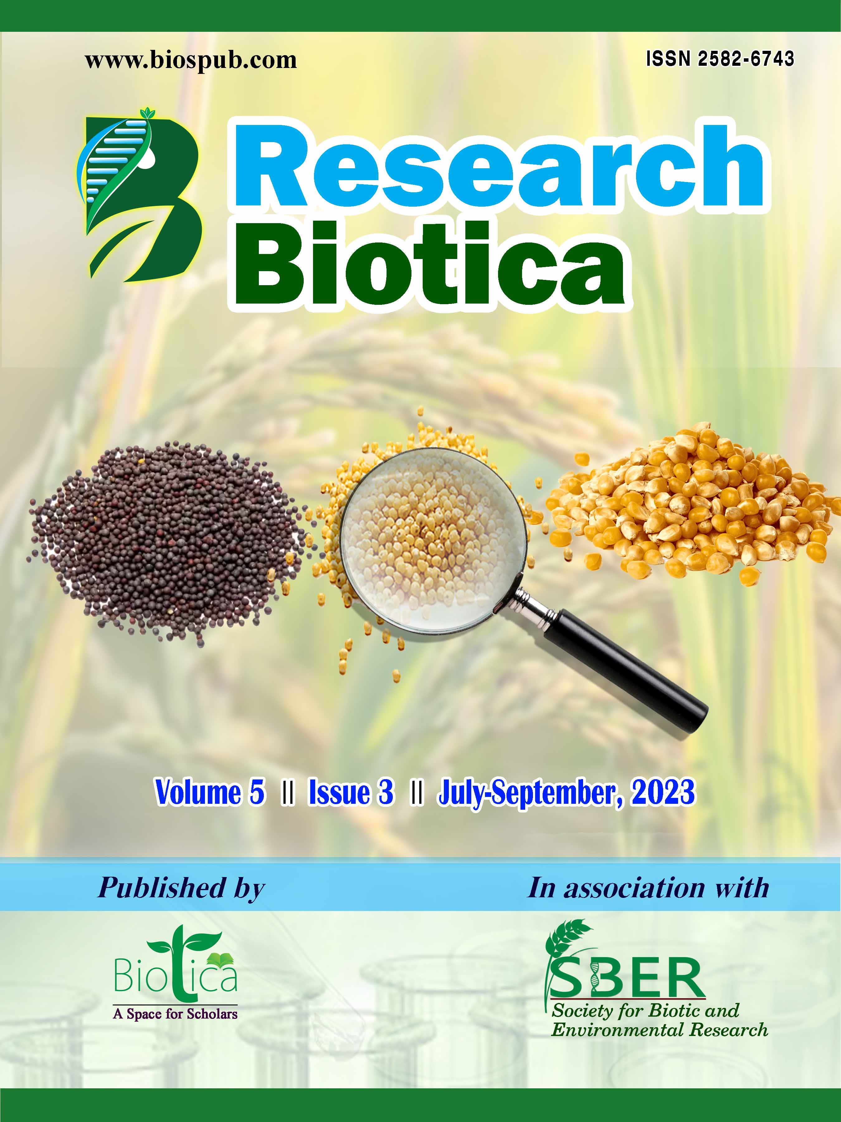 Research Biotica Vol 5 Issue 3 Cover Page