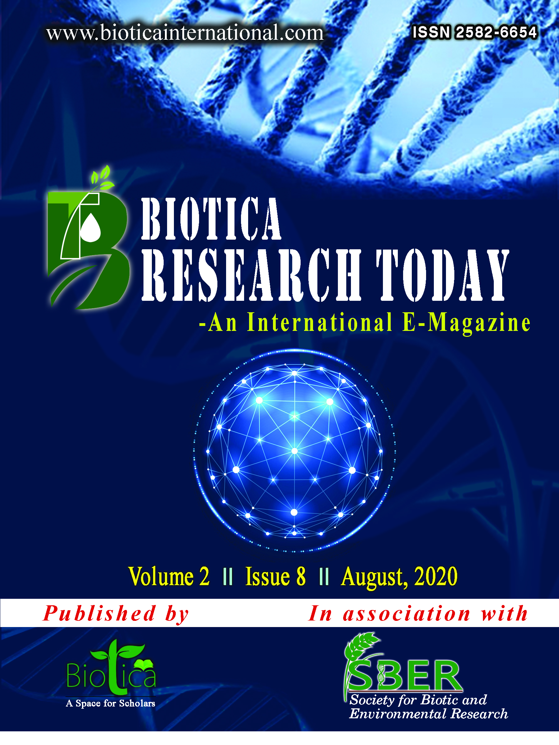 Biotica Research Today Volume 2 Issue 8 Cover Page