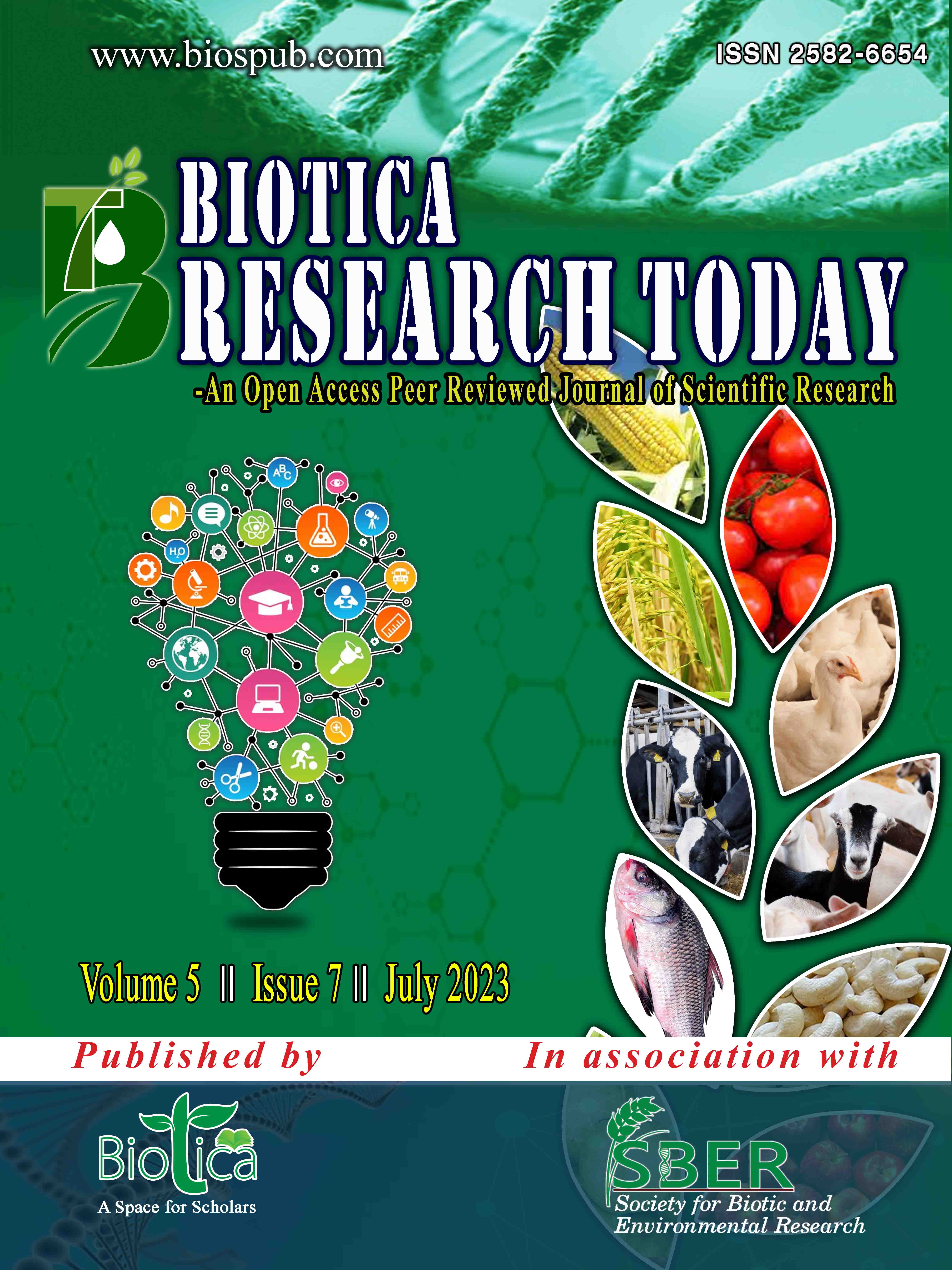 Biotica Research Today Vol 5 Issue 7 Cover Page