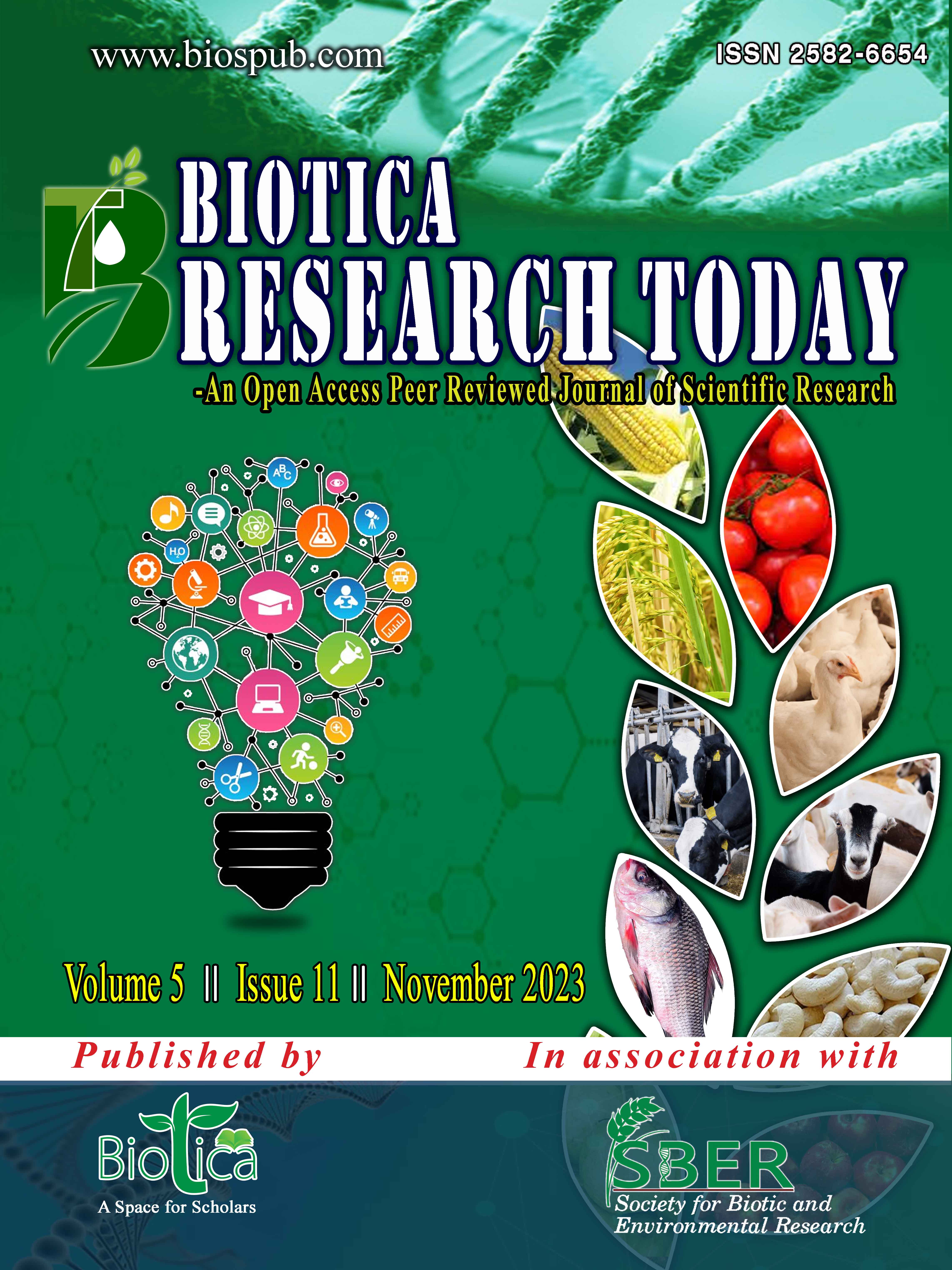 Biotica Research Today Vol 5 Issue 11 Cover Page
